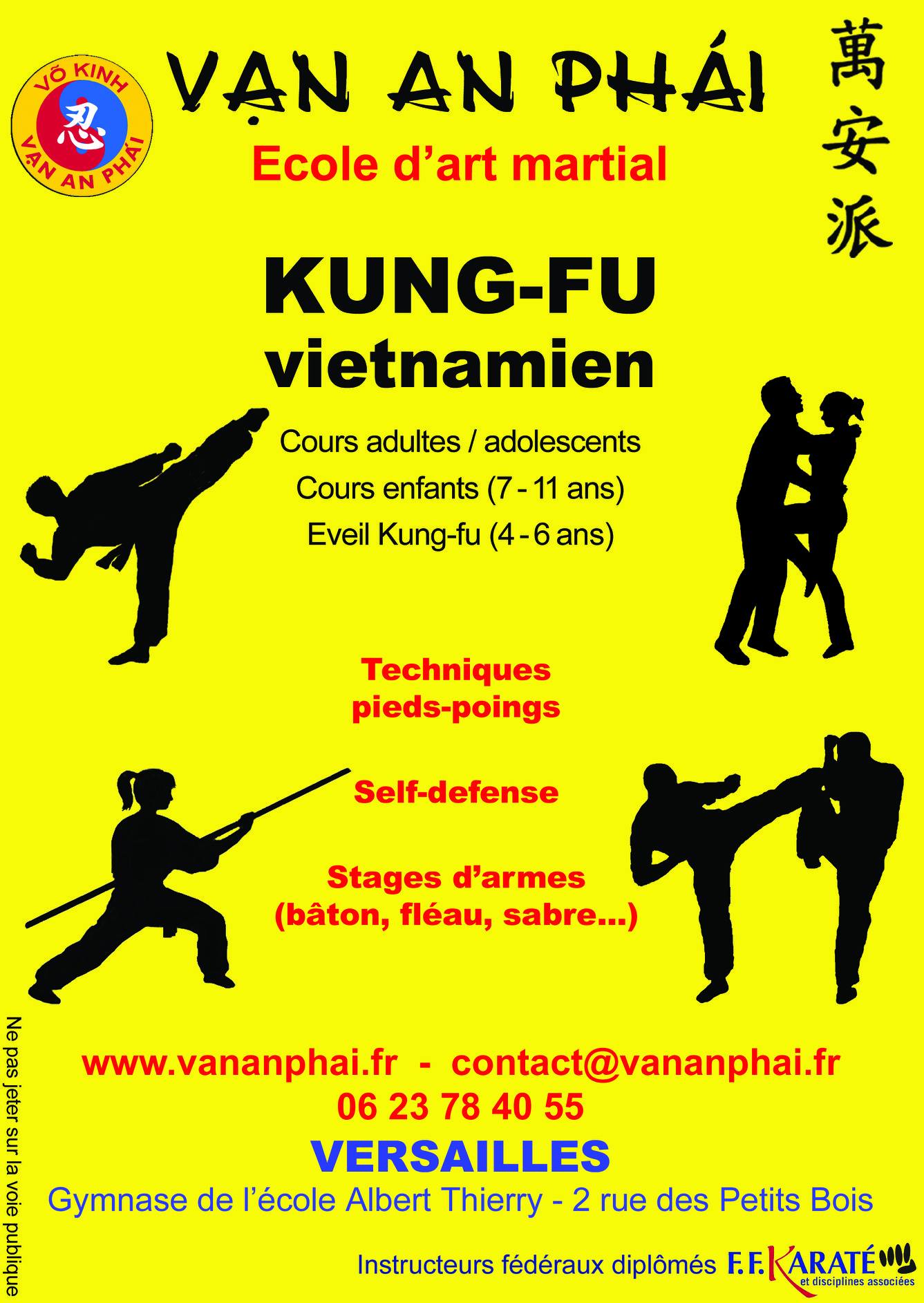Kung Fu vietnamien VO KINH VAN AN PHAI