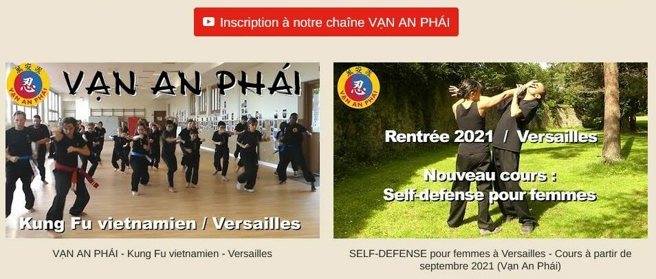 VO KINH VAN AN PHAI - Kung Fu vietnamien - Versailles