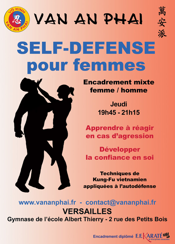 SELF DEFENSE pour FEMMES - VERSAILLES - Van An Phai